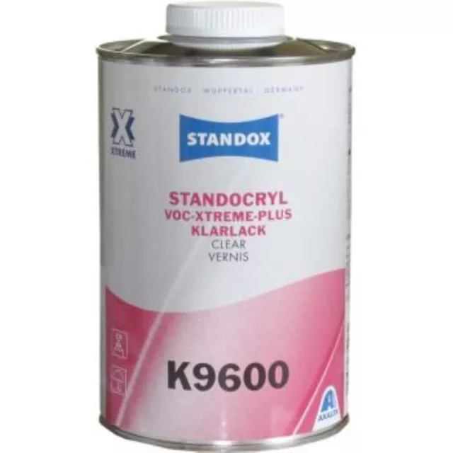 Standox 2K VOC Xtreme Plus laca transparente K 9600 1 litro