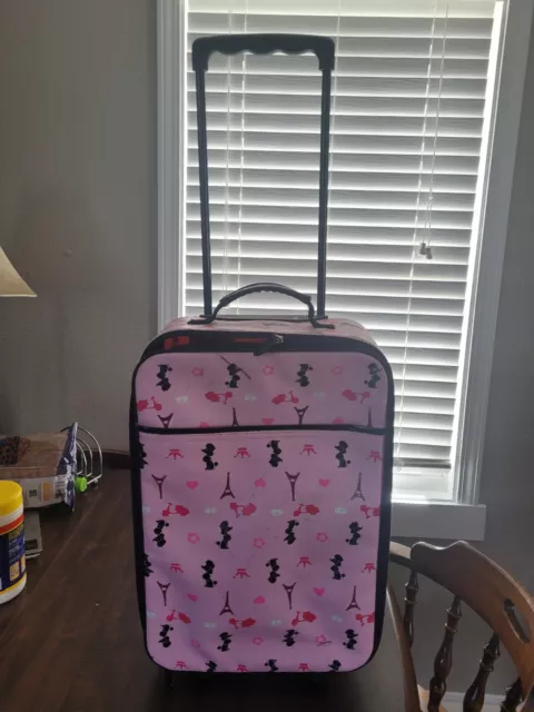 Suitcase-Pink Suitcase for Kids-Used