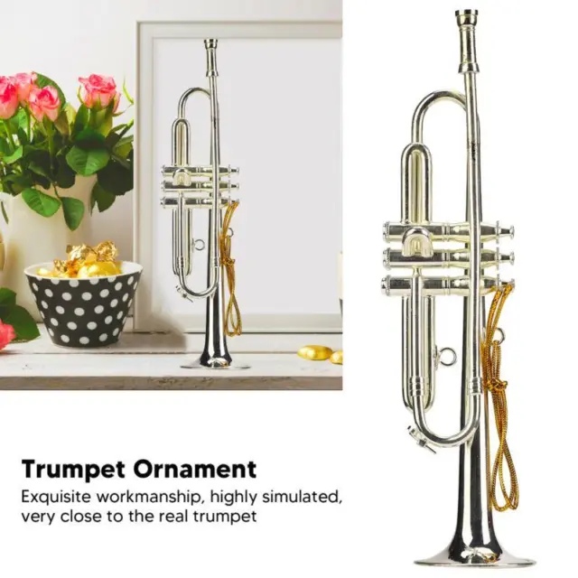 Mini Trumpet Model 5.6 Tall Ideal for Display Corrosion-Resistant