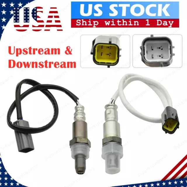 2x O2 Oxygen Sensor For 2008-2013 Nissan Altima Rogue 2.5L Upstream & Downstream