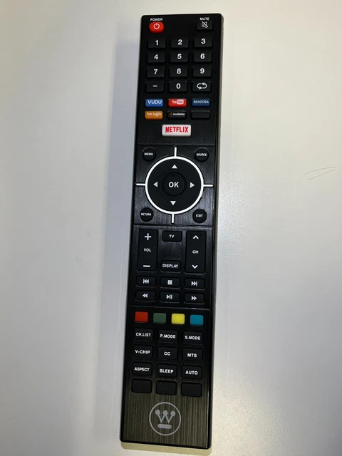 Replacement Remote Control For Westinghouse WD32HP2009 Smart 4K UHD LED LCD HDTV – Wireless Black