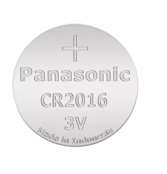 Lithium-Batterie Panasonic Knopfzelle CR2016 - 4 Stück