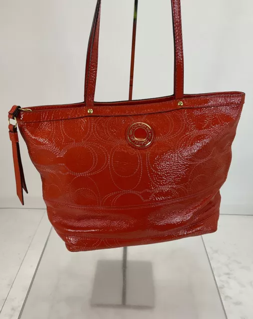 Coach | Bags | Beautiful Red Leather Coach Purse Is Pristine Condition |  Poshmark