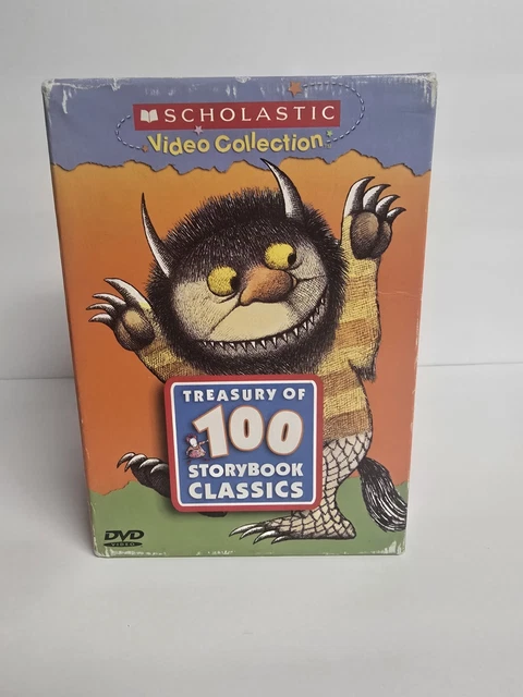 SCHOLASTIC TREASURY OF 100 Storybook Classics USED 16 Disc DVD BOX