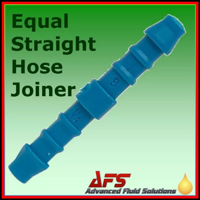 Nylon Barbed Straight Silicone Hose Connector InLine Fuel Pipe Joiner Air Water