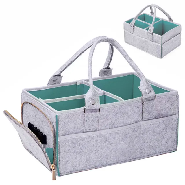Baby Diaper Caddy Organizer Portable Holder Bag-Nappy-Basket for Changing Table