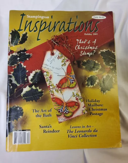 Stampington Inspirations Magazine - This Is A Christmas Stamp? - Holiday 2001