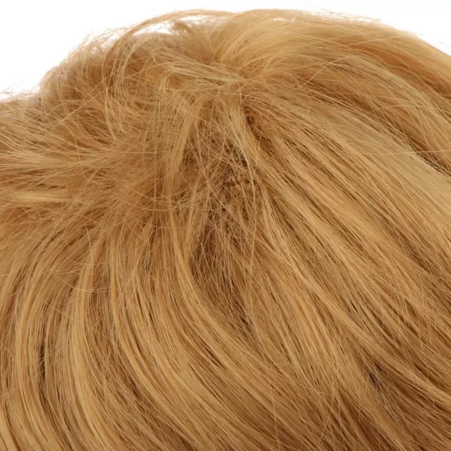 Fashionable Short Gold Wig Synthetic Blond Cosplay Wig Donald Trump Fancy Dress