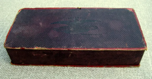 1850s-60s FEDERAL EAGLE GOLD RUSH PERIOD SMALL SCALE SET ORIGINAL CARDBOARD BOX