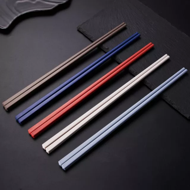 Japanische mehrfarbige Stäbchen Chopsticks Essstäbchen Fiberglas 5 Paar/Set