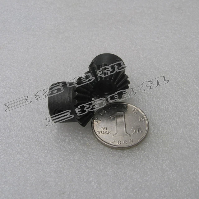 1M 20T 6/8mm Bore Metal Bevel Gear Set Miter Gear 90 Degree Beveled Gear x 1 Set