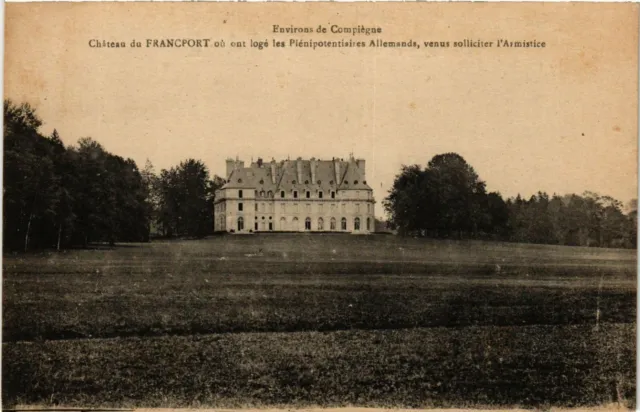 CPA Env.de Compiegne Chateau du Francport FRANCE (1014560)