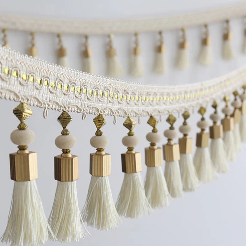1M Curtain Tassel Fringe Trim Fabric Sewing Crafts DIY Ribbon Sewing Upholstery 10
