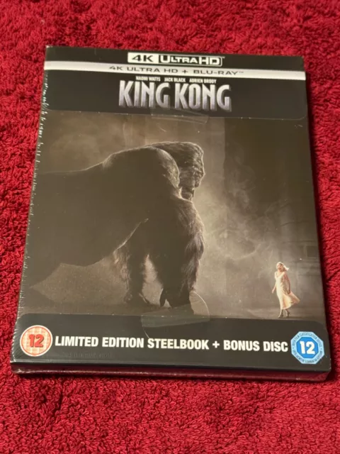 King Kong 4K Steelbook Uk Limited Edition New & Factory Sealed