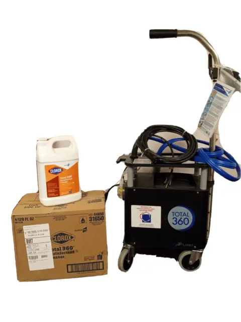 CLOROX TOTAL 360 Electrostatic Sprayer Machine (with box of 4 gallons)