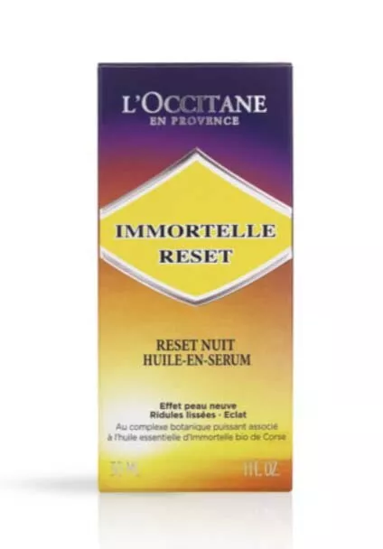 L'Occitane Immortelle Overnight Reset Oil-in-Serum 30ml(1 FL.OZ) + 4 samples