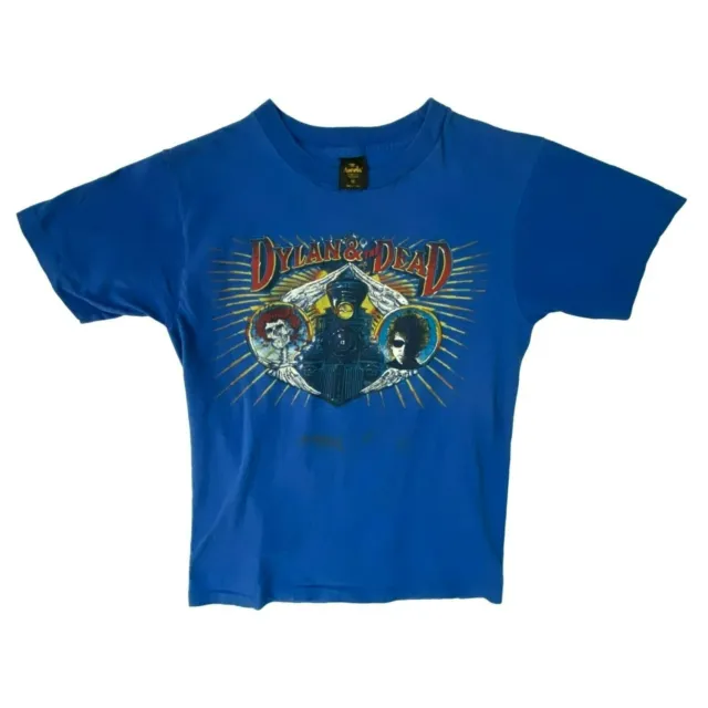 Vintage Concert TShirt Bob Dylan Grateful Dead 1987 Tour Size M Anvil!