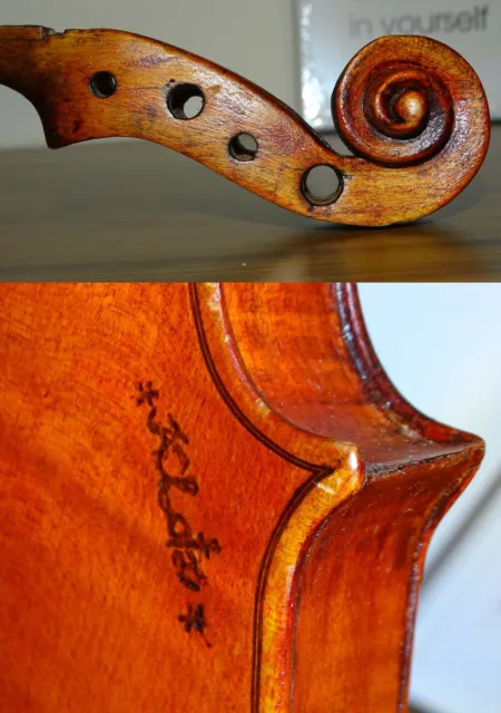 VERY INTERESTING OLD VIOLIN - FOR COMPLETE RENOVATION (Nr. 231) + HISTORY