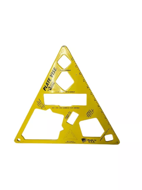 Tri-Vise Plate Vise For Pipe Conduit Tubing Angle Iron Lumber Unistrut