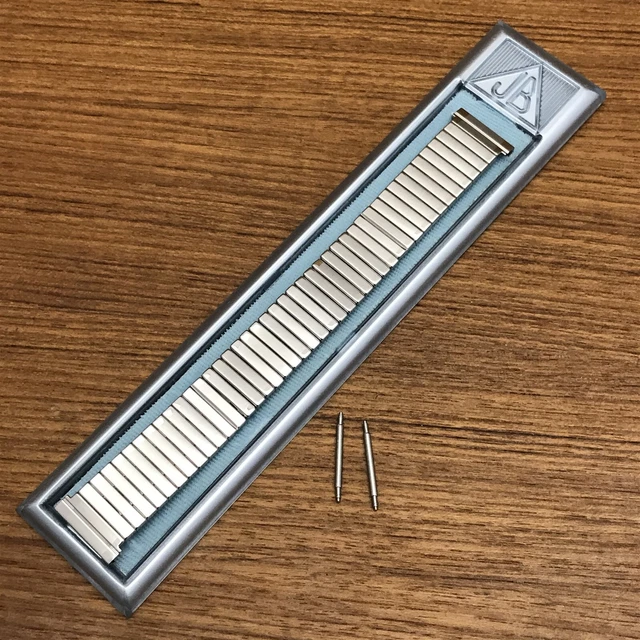 rare 1950s Stainless Steel JB Champion USA 18mm 19mm nos Vintage Watch Band
