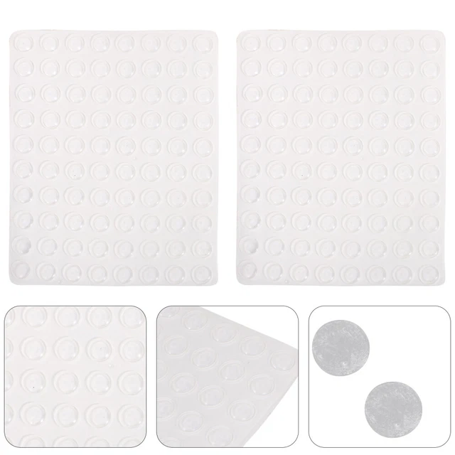 2 Sheets Suono Paraurti Della Porta Dell'armadio Paraurti Trasparenti Cuscino
