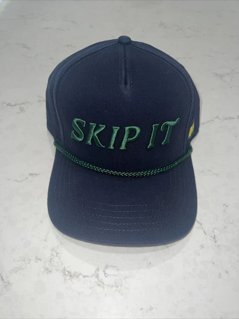 2023 MASTERS GOLF AUGUSTA  Rope Hat SKIP IT Navy Snapback NWT RARE!!!!
