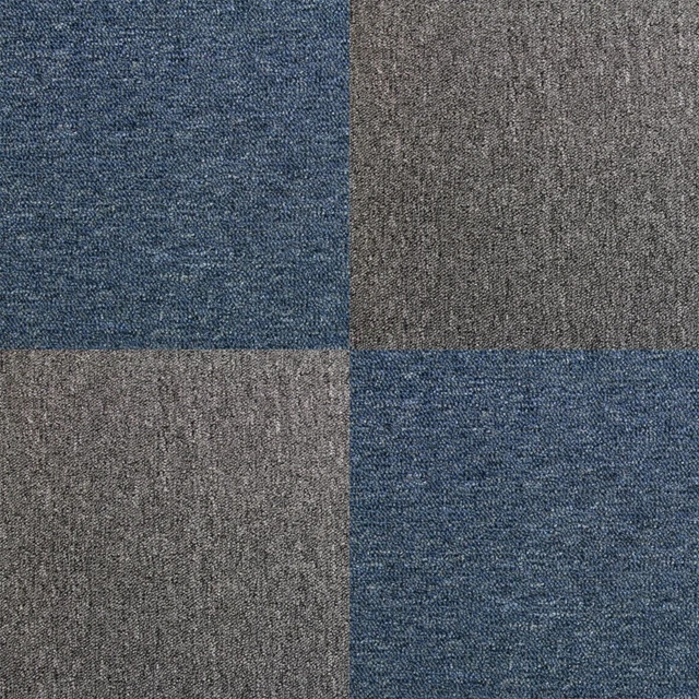 20 x Charcoal Black Carpet Tile 5m2 Heavy Duty Commercial Grey Flooring Premium