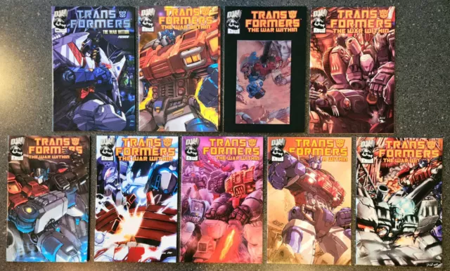 Transformers Generación 1 La Guerra Interior Vol. 1 DW 2002-03 Series #1-6 ¡con incentivo!