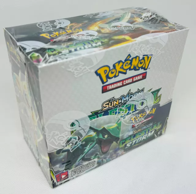 Pokemon Sun & Moon CELESTIAL STORM Booster Box Display 36xBooster English Sealed