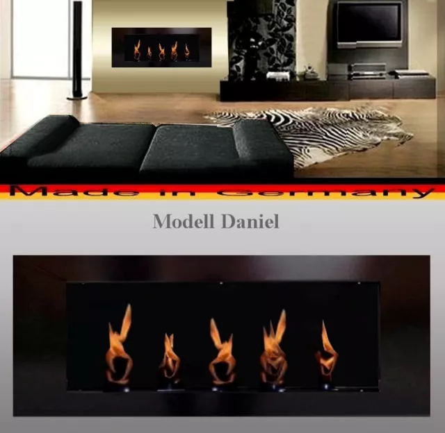 Bio Ethanol Cheminee Modell Daniel Noir Fire Place Gel