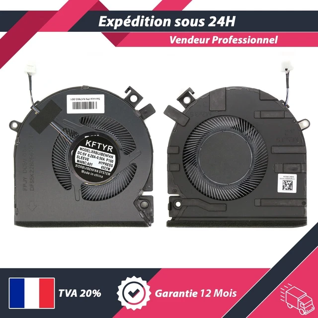 Ventilateur CPU Pour PC Portable HP 15-ay029nf à 15-ay032nf - 5V - Neuf Générique