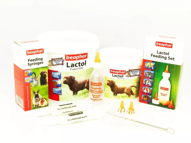 Deluxe With Lactol Puppy Milk 250 or 500g Warwick Whelping Boxes Kit 2