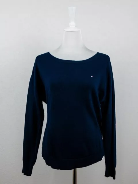 Pull col rond Tommy Hilfiger M bleu