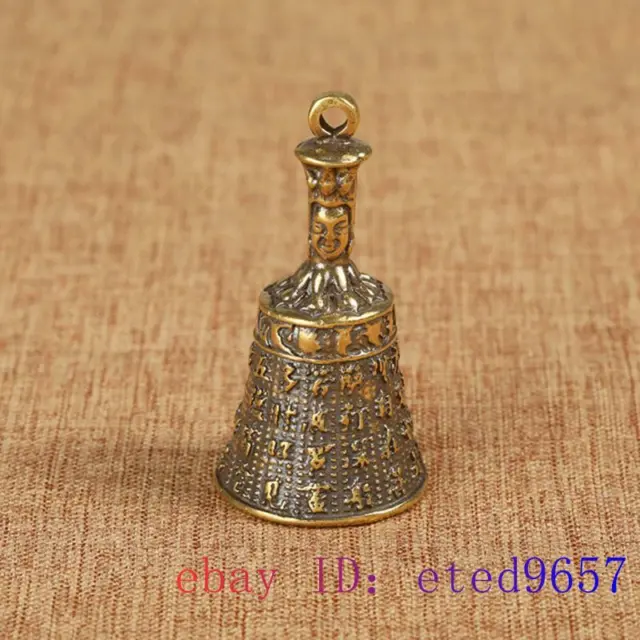 Brass Small Bell Pendant Jewelry Gifts Key buckle Statuette Ornaments Small