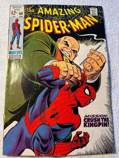 Amazing Spider-Man 69 - Spider-Man vs. The Kingpin - Nice upper mid grade book