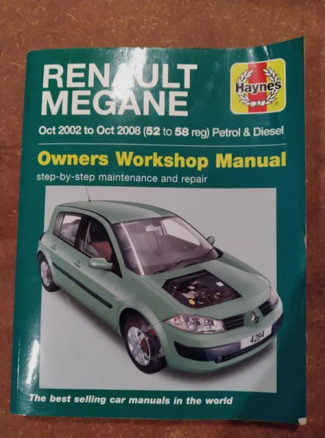 Haynes Manual 4284 - Renault Megane, 2002 to 2008, petrol & diesel