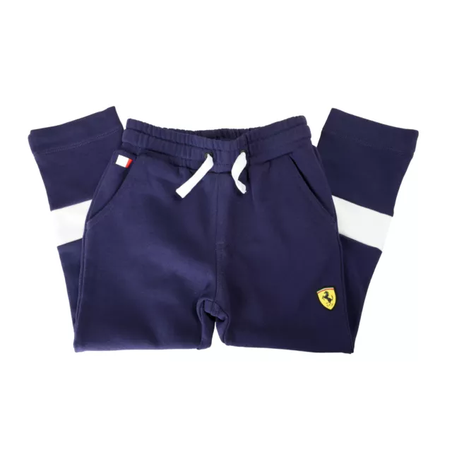 Scuderia Ferrari Ragazzo Inchiostro Blu Francese Spugna Pantaloni da Jogging