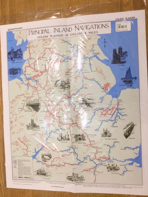 PRINCIPAL NAVIGATIONS ENGLAND and Wales. Canal Lockmaster Maps. £1.00 ...