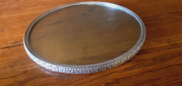 Surtout, centre de table XIX ème en bronze argenté style Louis XVI
