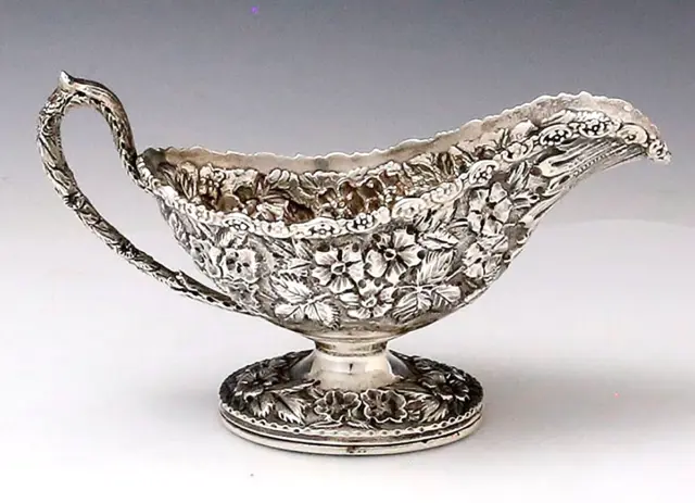 Schofield BALTIMORE Repousse Sterling Sauce Boat