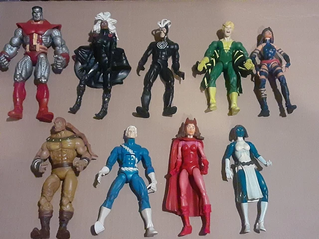 Marvel Legends Toybiz X-Men Lot Of 9 Loose Figures Storm Colossus Havok More