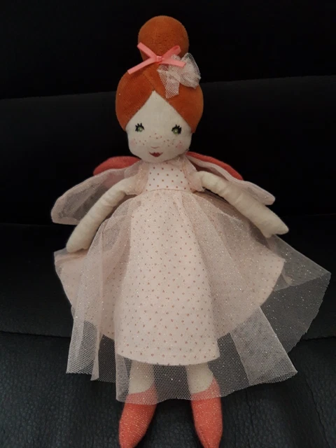 Poupée fée enchantée Peluche Moulin Roty TBE