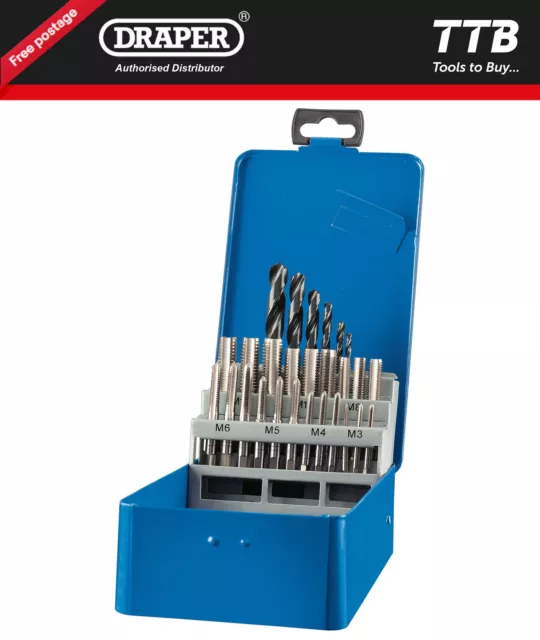 Draper Metric Tap and HSS Drill Set (28 Piece) 40891