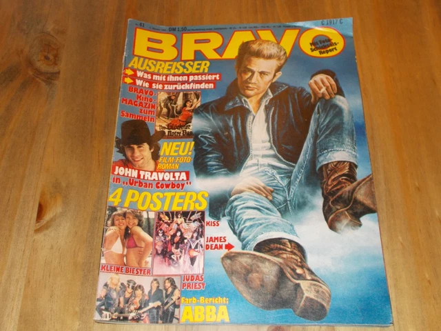 BRAVO Nr. 41 /1980: Leo Sayer, Nena, Saxon, ABBA, Robert Urich, James Dean