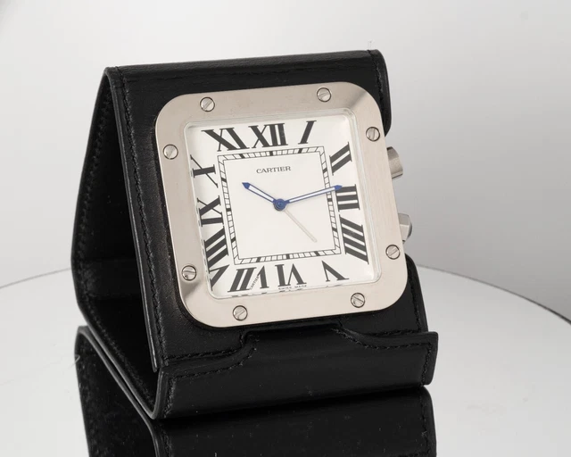Cartier santos deals travel clock