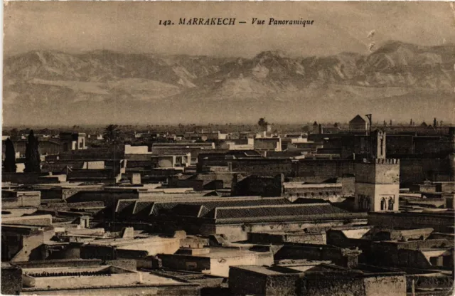 CPA AK MARRAKECH - Vue panoramique MAROC (796512)