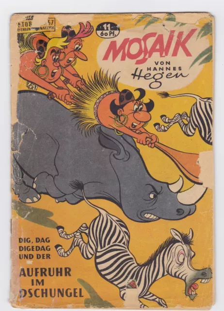 Original Mosaik Digedags Heft Nr. 11 - Zustand Gebraucht