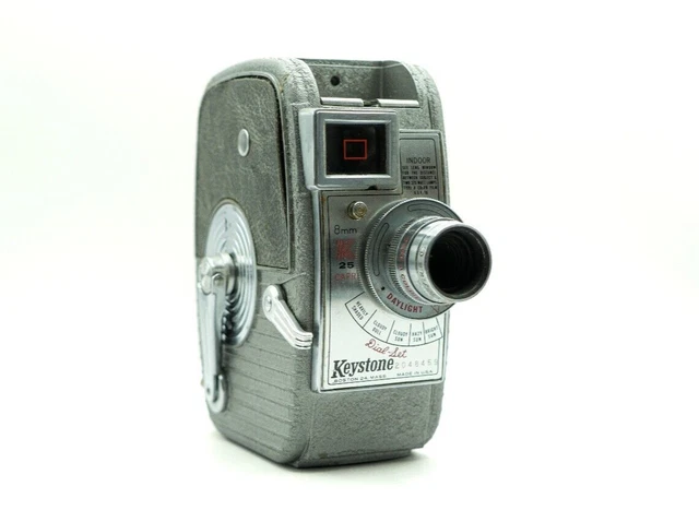 Cámara fotográfica vintage Kodak Keystone Capri K25 8 mm con película nueva
