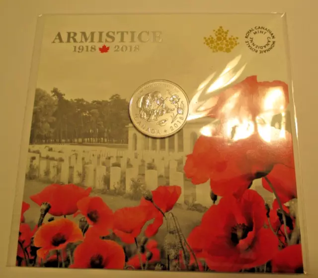 Canada - 2018 - $10 Fine Silver Coin - Armistice - 99.99% Silver - Sealed