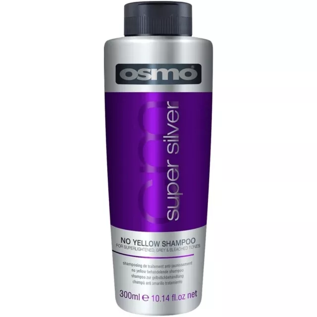 OSMO Super Silver No Yellow Shampoo 300ml - FREE P&P